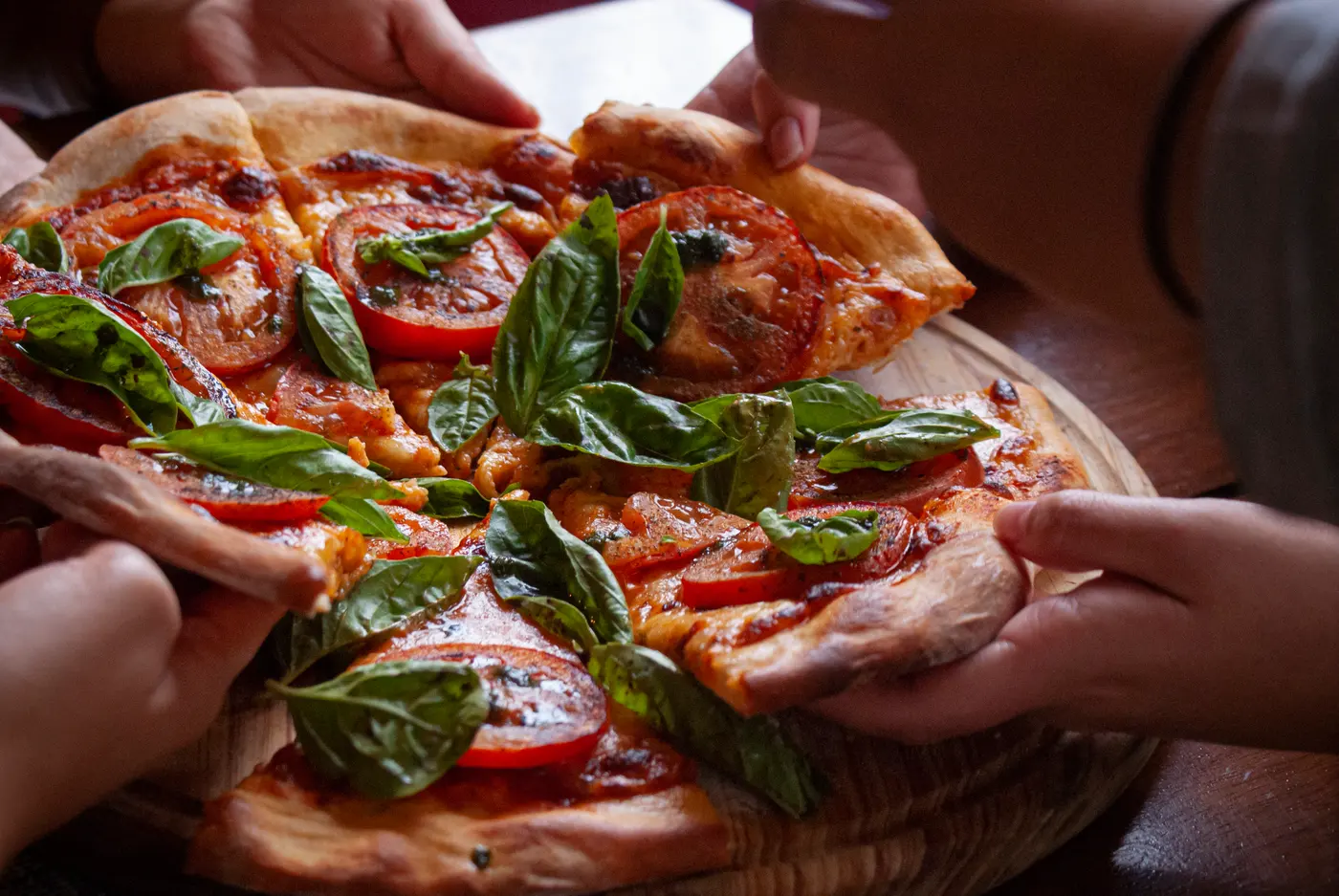 Pizza artesanal de La Pizzería del Hotel Cacique en Barinas